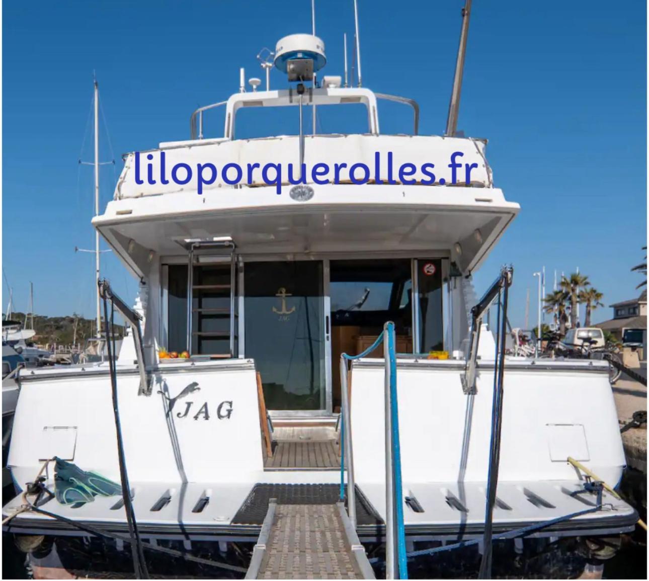 Hebergements Bateaux A Quai Porquerolles Kültér fotó